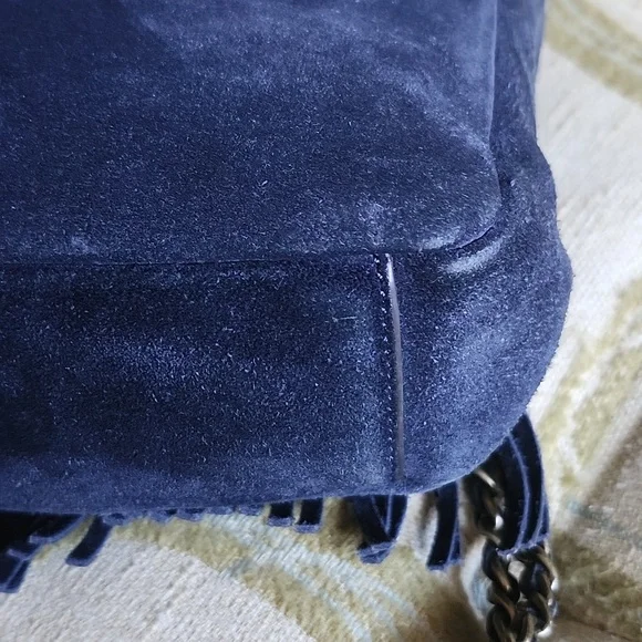 SALE💥Tory Burch Fringe Farrah Suede Purse - Picture 8 of 16